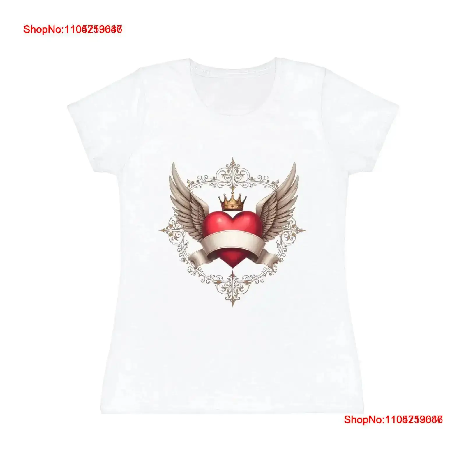 Streetwear Brand Heart - T-shirt per DONNE cuore e ali