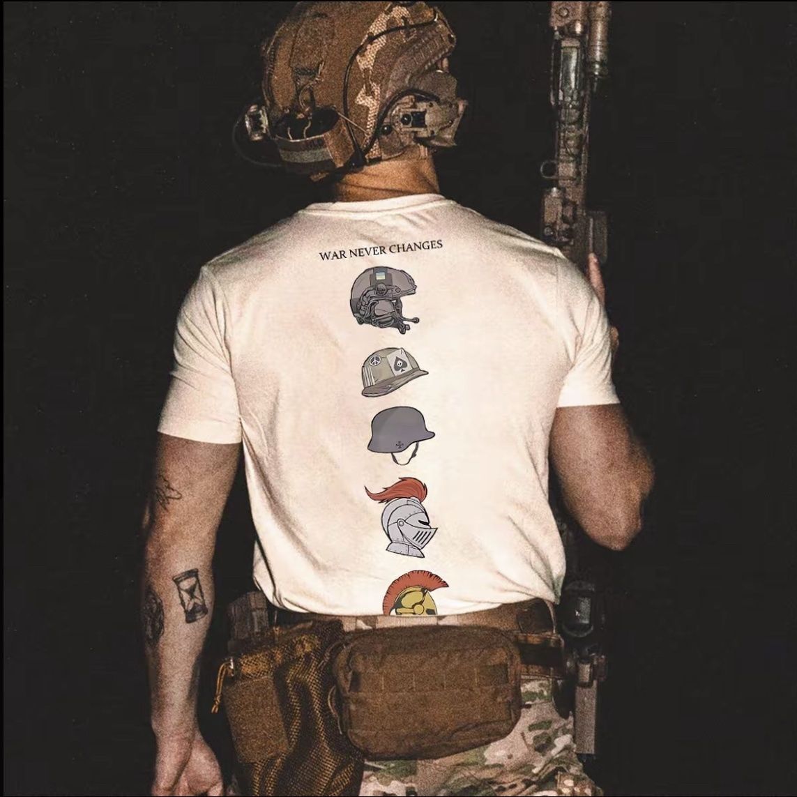 Streetwear Brand Shirts - Casco Evolution History T-shirt a maniche