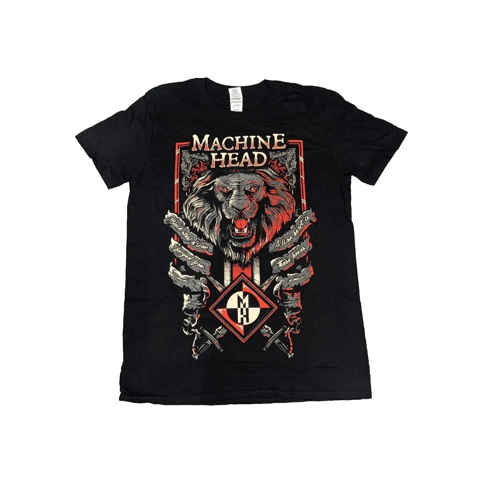 Streetwear Brand Heart - T-SHIRT MACHINE HEAD Lion Heart M