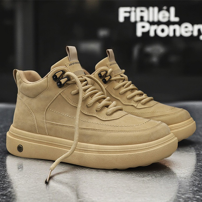 Streetwear Zipper - Stivali Oxford da uomo Sneakers alte