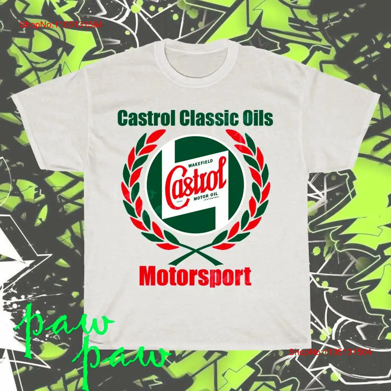 Streetwear Brand Graphic Designer - Nuovissima maglietta americana con logo Castrol