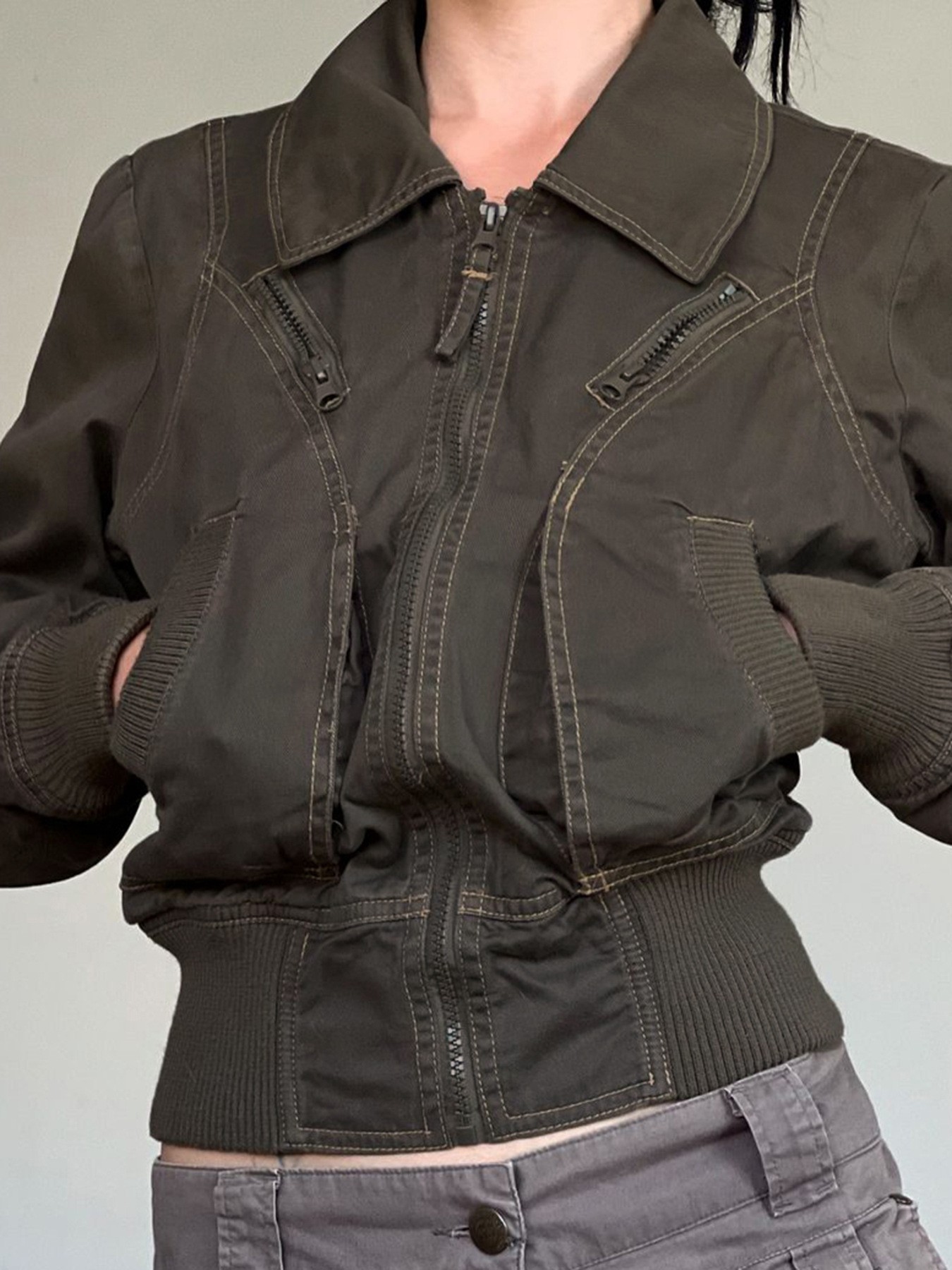 Streetwear Zipper - Giacca Estiva da Uomo Slim Fit