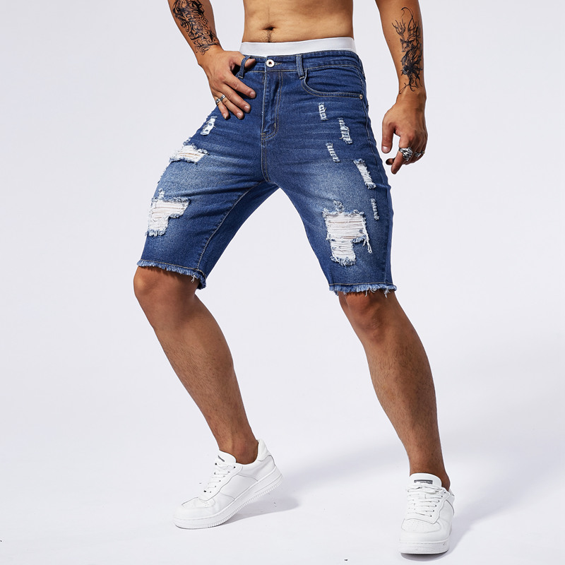 Pantaloncini di jeans strappat - Streetwear Brand China recensione e prezzo