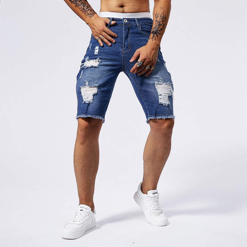 Pantaloncini di jeans strappat - Streetwear Brand China recensione e prezzo