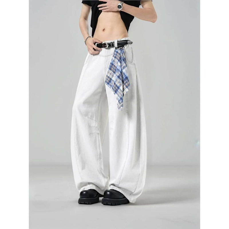 Pantaloni scozzesi larghi a ga - Streetwear Brand China recensione e prezzo
