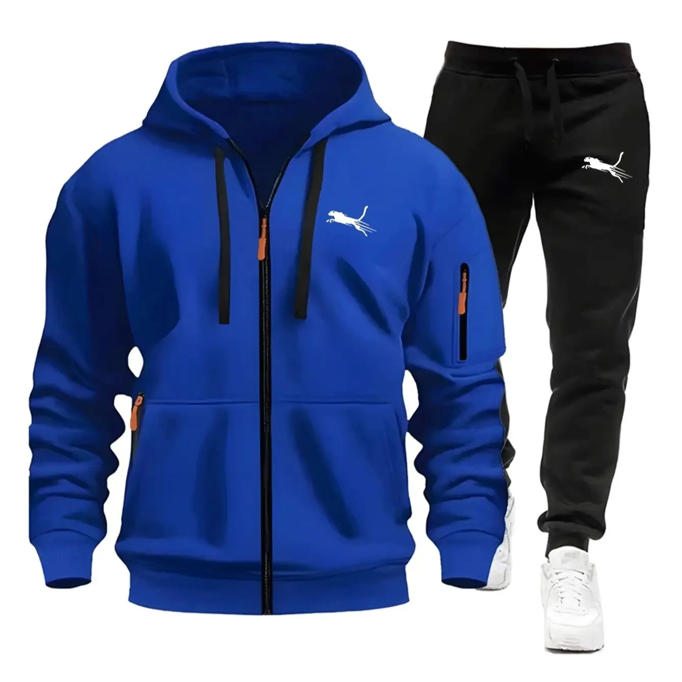 Tuta Sportiva Casual da Uomo c - Streetwear Zipper recensione e prezzo