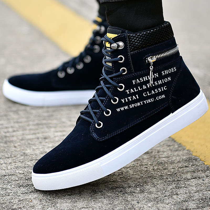 Scarpe da ginnastica alte nere - Streetwear Zipper recensione e prezzo