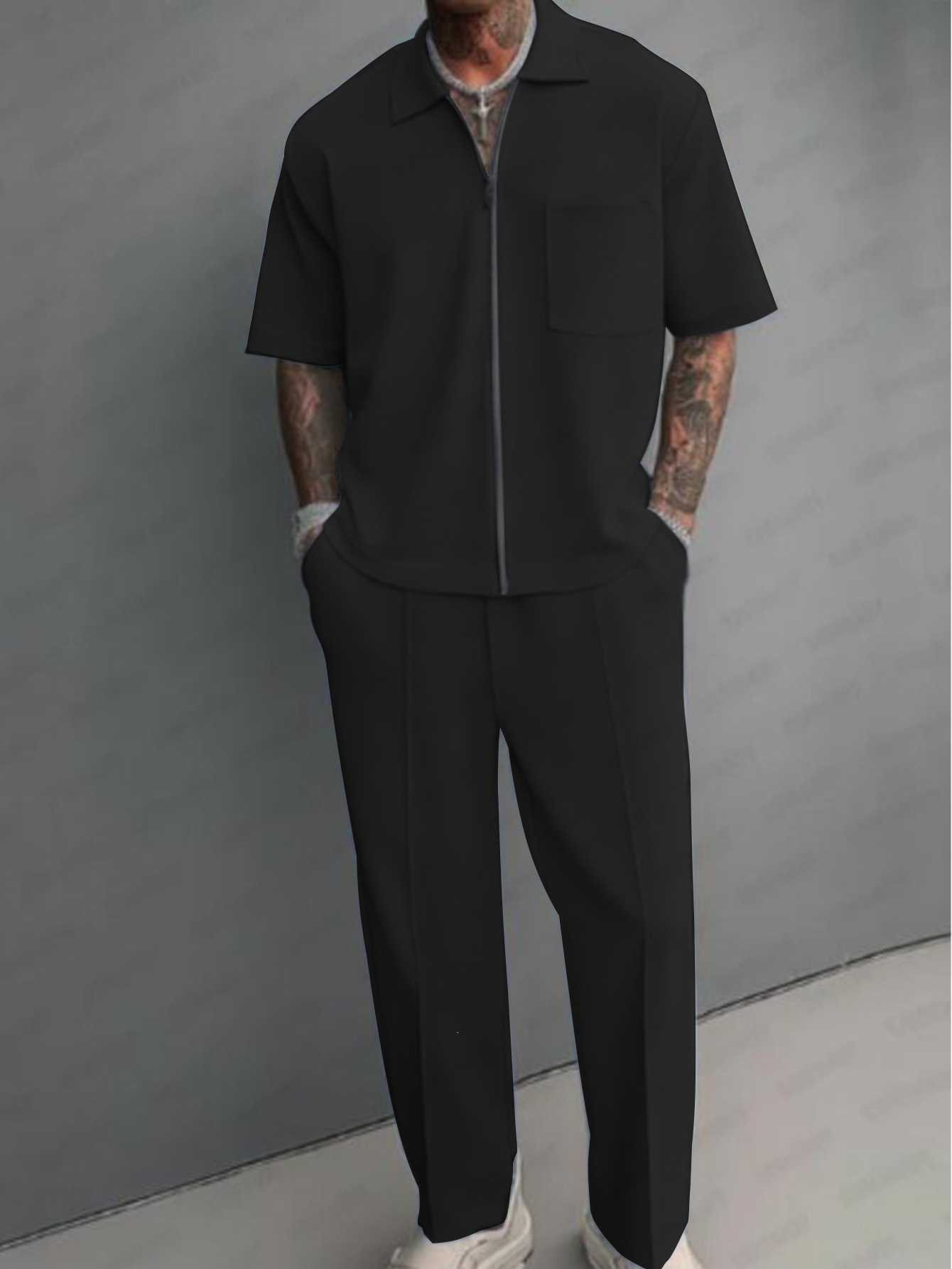 Completo da Uomo 2 Pezzi: Polo - Streetwear Zipper recensione e prezzo
